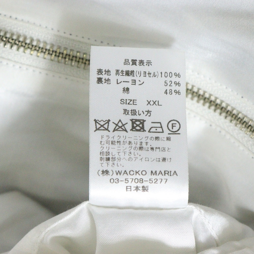 WACKO MARIA(ワコマリア) 24AW Vietnam Jacket マリアモチーフ 刺繍 ベトナムジャケット ブラック 24FWE-WMO-ML01