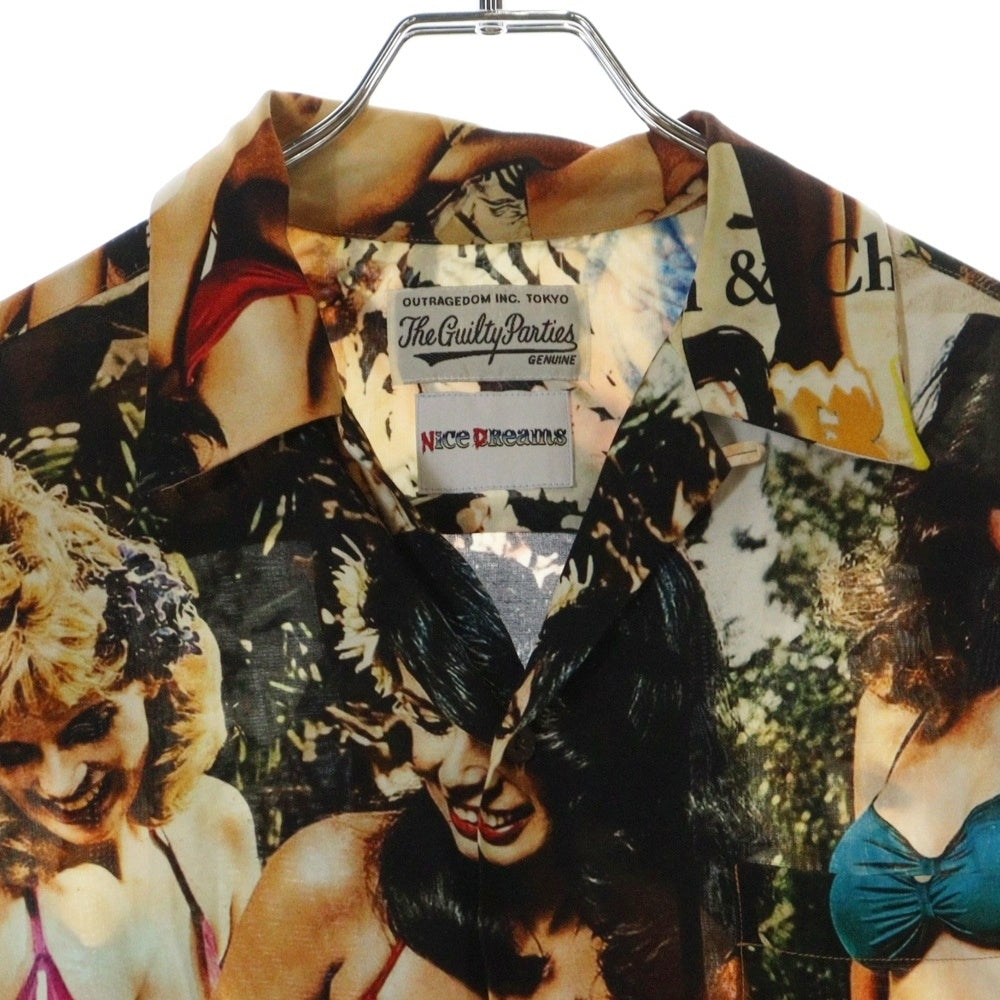 WACKO MARIA(ワコマリア) 21SS Nice Dream Hawaiian Shirt ナイスドリームス ハワイアンシャツ 半袖シャツ 総柄 マルチ