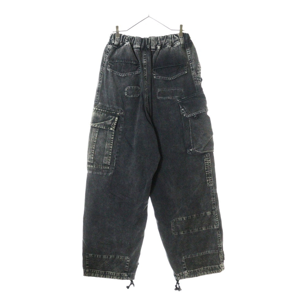 MAISON MIHARAYASUHIRO(メゾンミハラヤスヒロ) 25SS REPAIR CARGO TROUSERS リペアカーゴトラウザー カーゴパンツ ブラック A14PT053-0