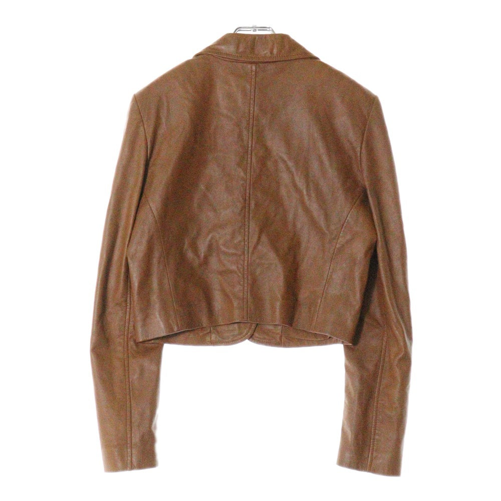 SEE BY CHLOE(シーバイクロエ) シープレザージャケット 羊革 ブラウン レディース