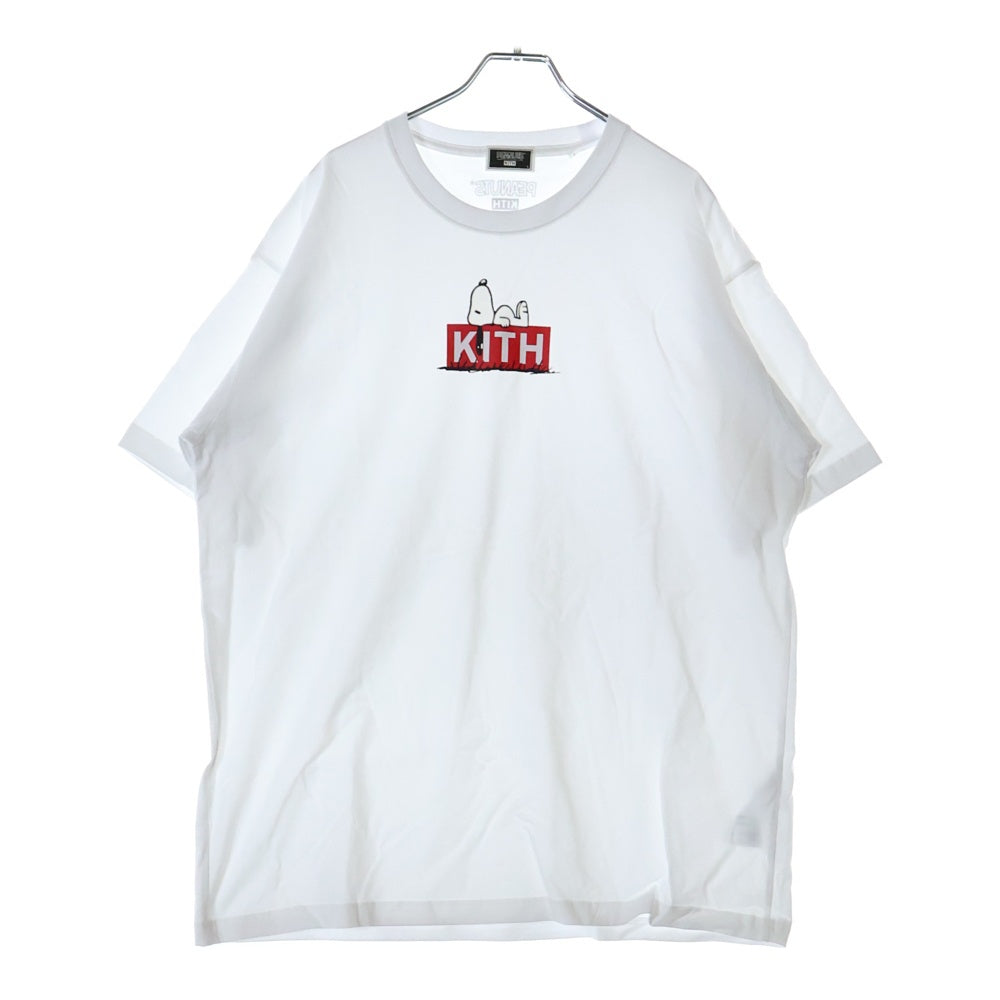 KITH(キス) ×Peanuts Snoopy Doghouse Tee ピーナッツ スヌーピー ドッグハウス 半袖 Tシャツ ホワイト