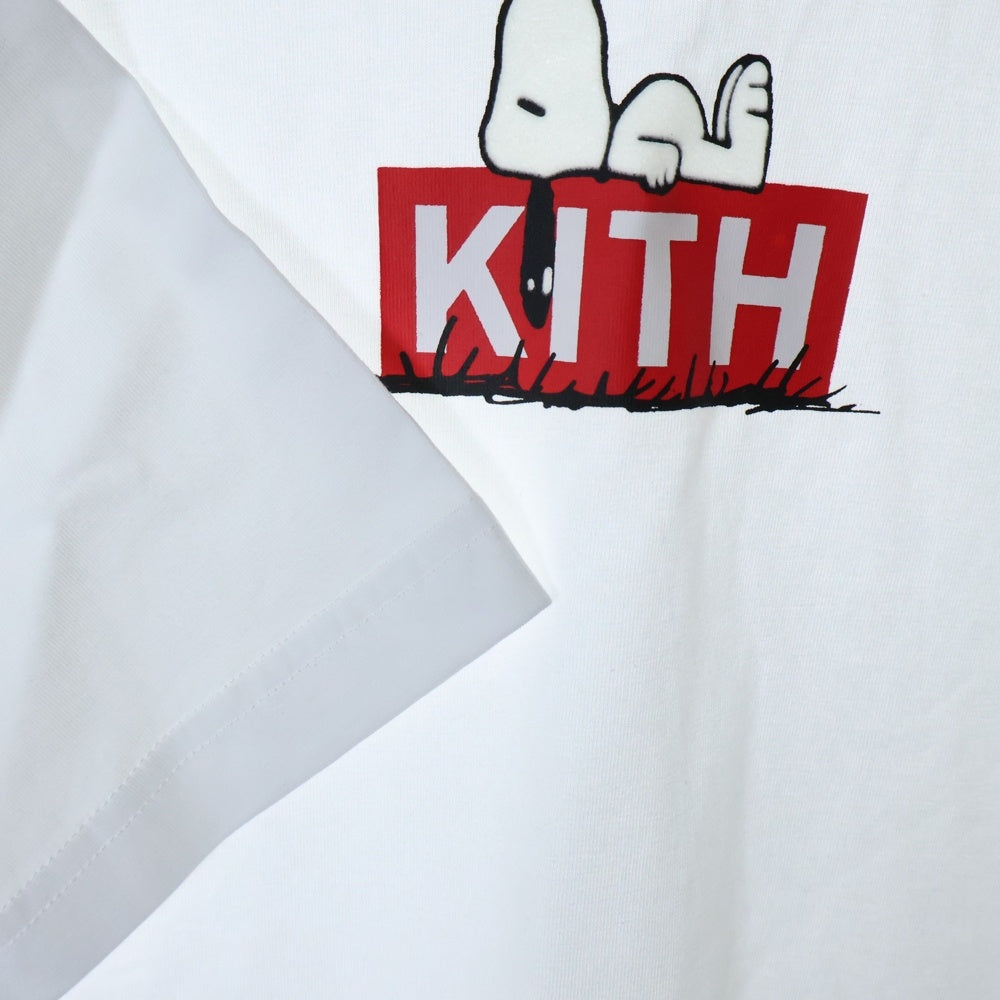KITH(キス) ×Peanuts Snoopy Doghouse Tee ピーナッツ スヌーピー ドッグハウス 半袖 Tシャツ ホワイト