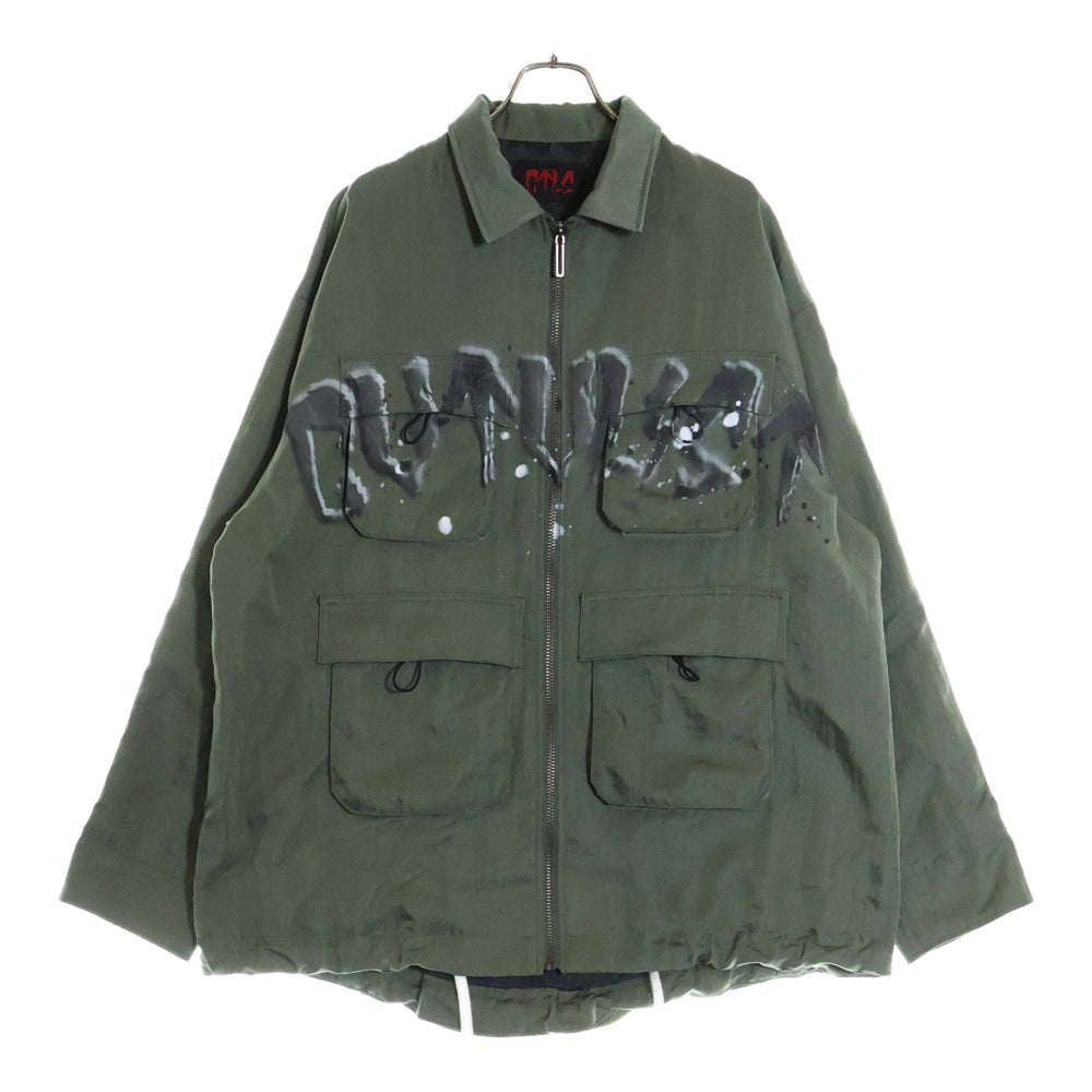 cvtvlist(カタリスト) PAINTER NYLON JACKET カスタムペイントナイロンジャケット カーキ 2201090102
