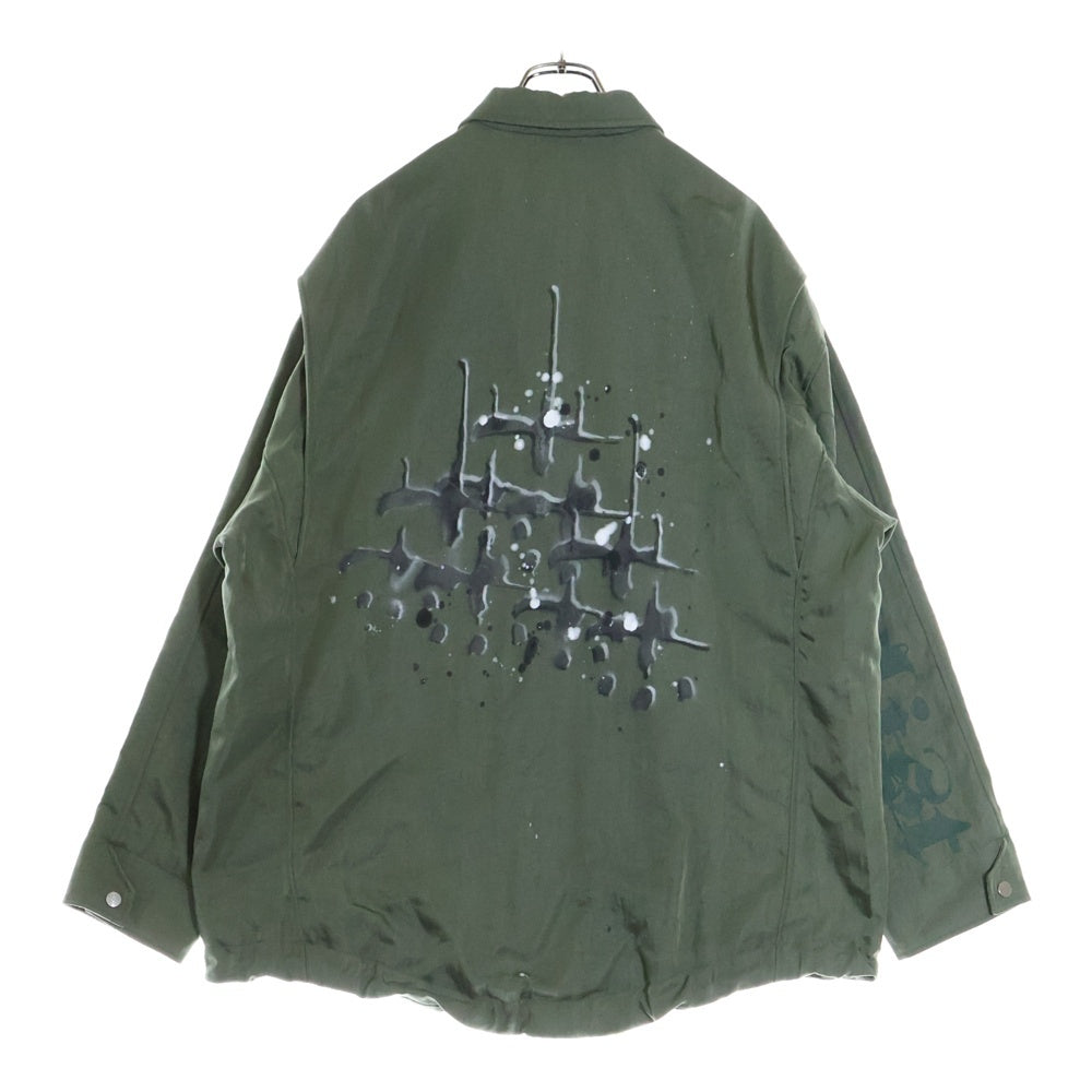 cvtvlist(カタリスト) PAINTER NYLON JACKET カスタムペイントナイロンジャケット カーキ 2201090102