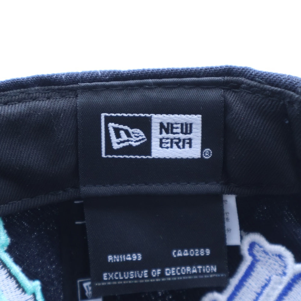 SAINT MICHAEL(セントマイケル) 25SS ×NEW ERA ×MLB YANKEES SNAPBACK ヤンキース スナップバック ワッペンロゴ キャップ 帽子 ブラック 14532343