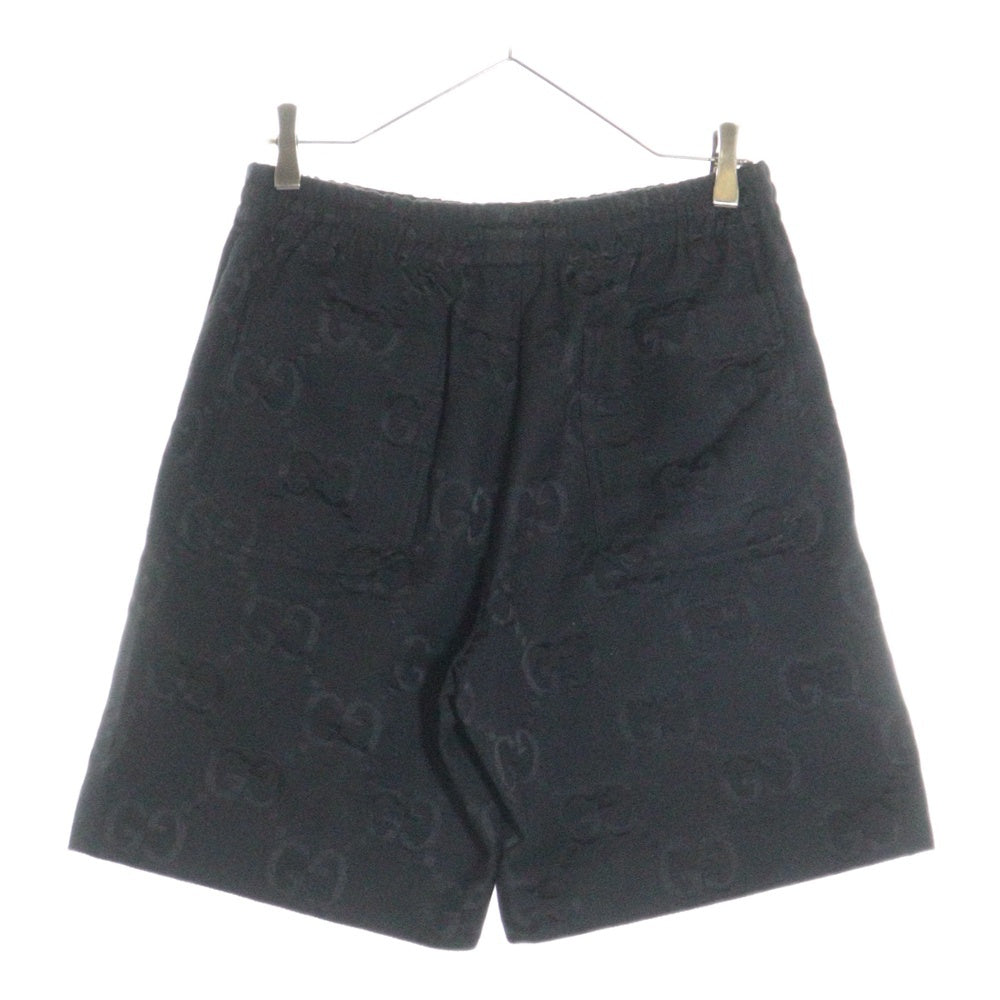 GUCCI(グッチ) Jumbo GG Canvas Shorts キャンバスショーツ ブラック 694113 ZAHT6