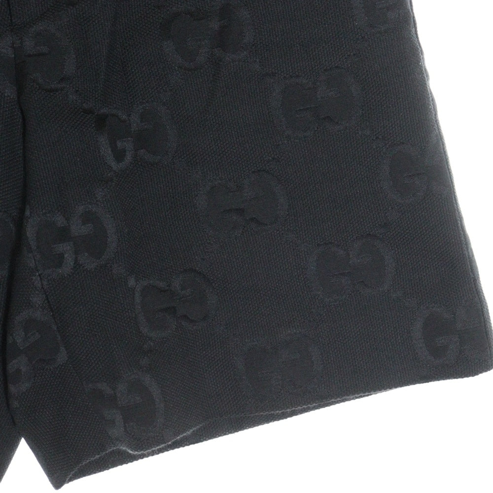 GUCCI(グッチ) Jumbo GG Canvas Shorts キャンバスショーツ ブラック 694113 ZAHT6