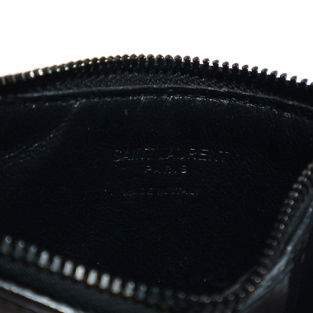 SAINT LAURENT PARIS(サンローランパリ) カードケース フラグメントケース カサンドラ ブラック 629899
