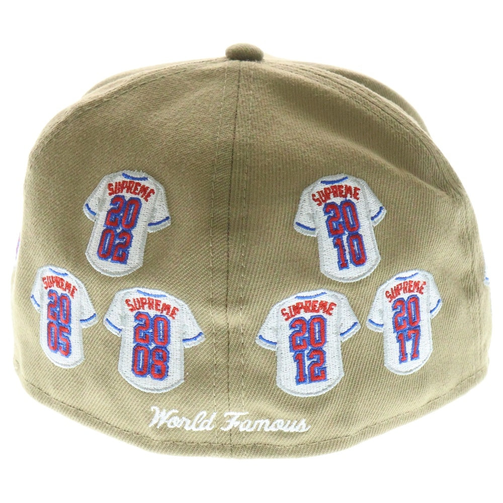 SUPREME(シュプリーム) 24AW Jerseys Box Logo New Era Cap ジャージーズボックスロゴニューエラキャップ 帽子 ベージュ
