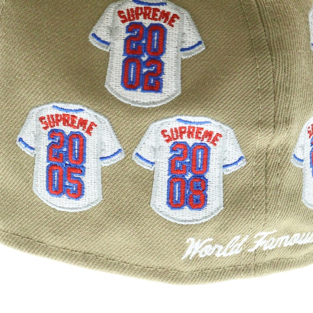 SUPREME(シュプリーム) 24AW Jerseys Box Logo New Era Cap ジャージーズボックスロゴニューエラキャップ 帽子 ベージュ