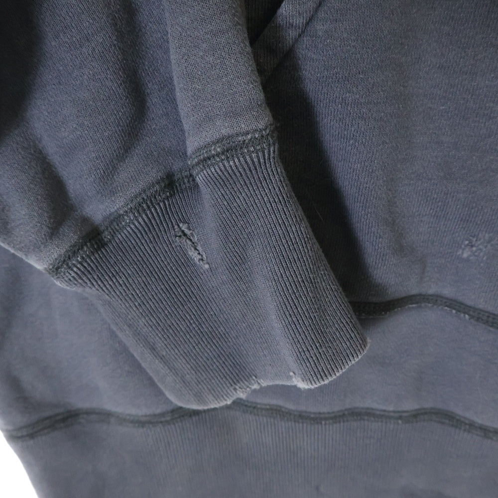 SAINT MICHAEL(セントマイケル) 21SS ヴィンテージ加工 アーチロゴ スウェット パーカー SM-S21-0000-019