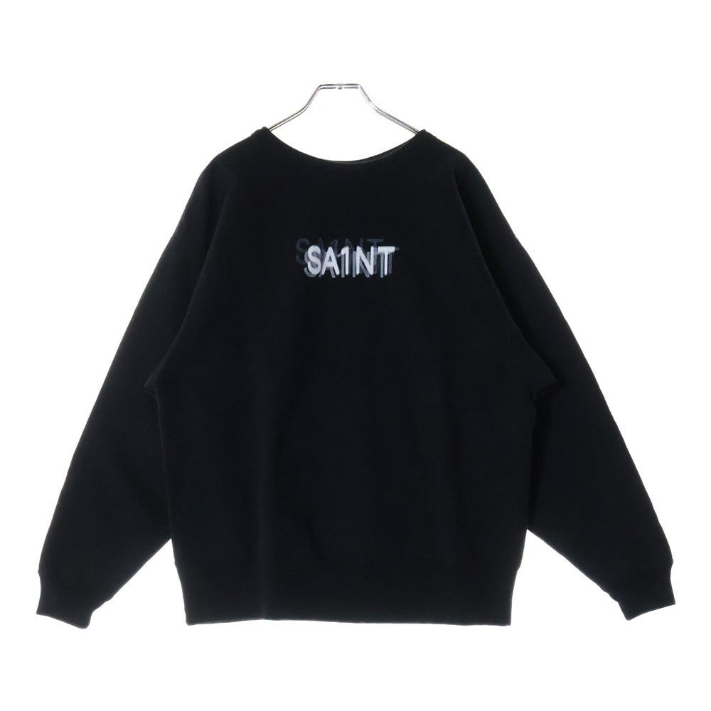 SAINT MICHAEL(セントマイケル) CREW NECK SWEAT 7 DEADLY クルーネック スウェット トレーナー ブラック SM-HR8-0000-044
