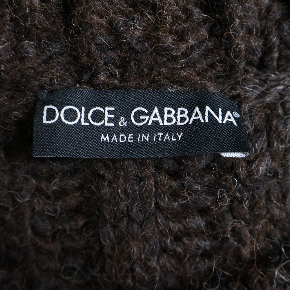 DOLCE & GABBANA(ドルチェアンドガッバーナ) ブロークン ケーブルニットセーター ブラウン G6007K/F66C6