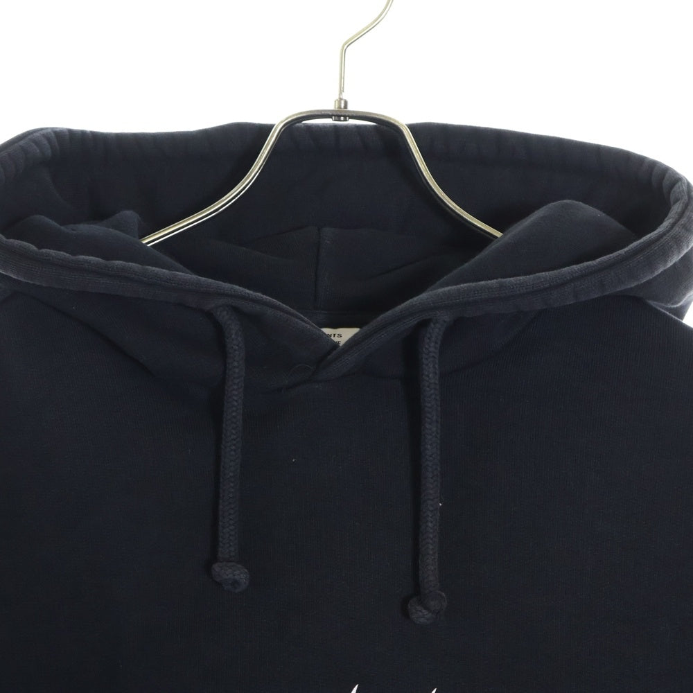 VETEMENTS(ヴェトモン) 16AW Total Fucking Darkness Hoodie トータルファッキンダークネスプルオーバーパーカー ブラック MH17TP17