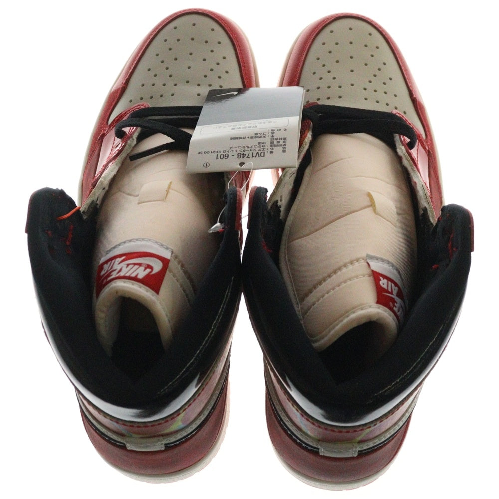 NIKE(ナイキ) AIR JORDAN 1 RETRO HIGH OG エアジョーダン1 レトロハイ オリジンストーリー ハイカットスニーカー レッド/ホワイト US10/28cm DV1748-601