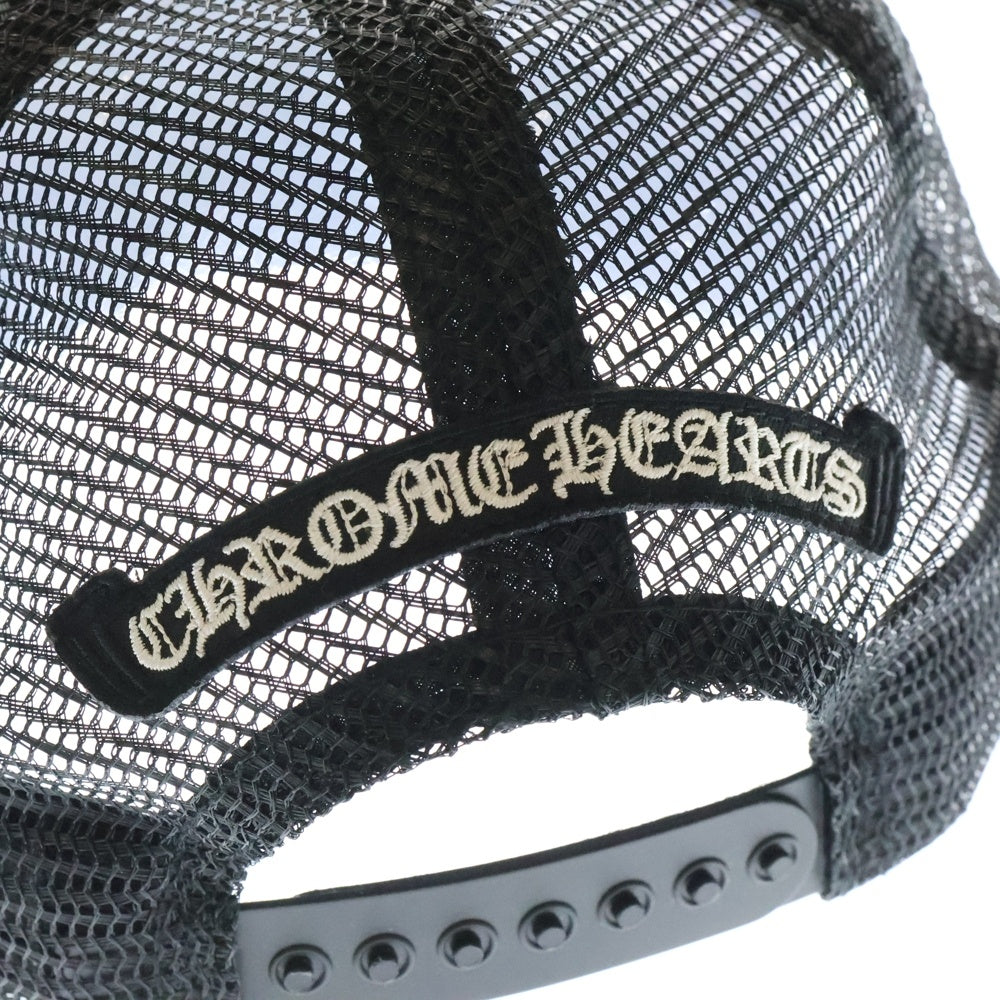 CHROME HEARTS(クロムハーツ) King Taco Trucker Cap キングタコ トラッカーキャップ クロスボール 帽子 ブラック