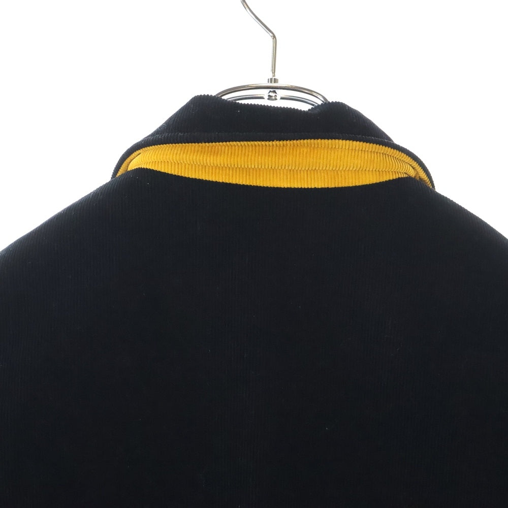 SAINT LAURENT PARIS(サンローランパリ) 17AW TEDDY JACKET テディジャケット コーデュロイスタジアムジャンパー ブラック 485686 Y006R