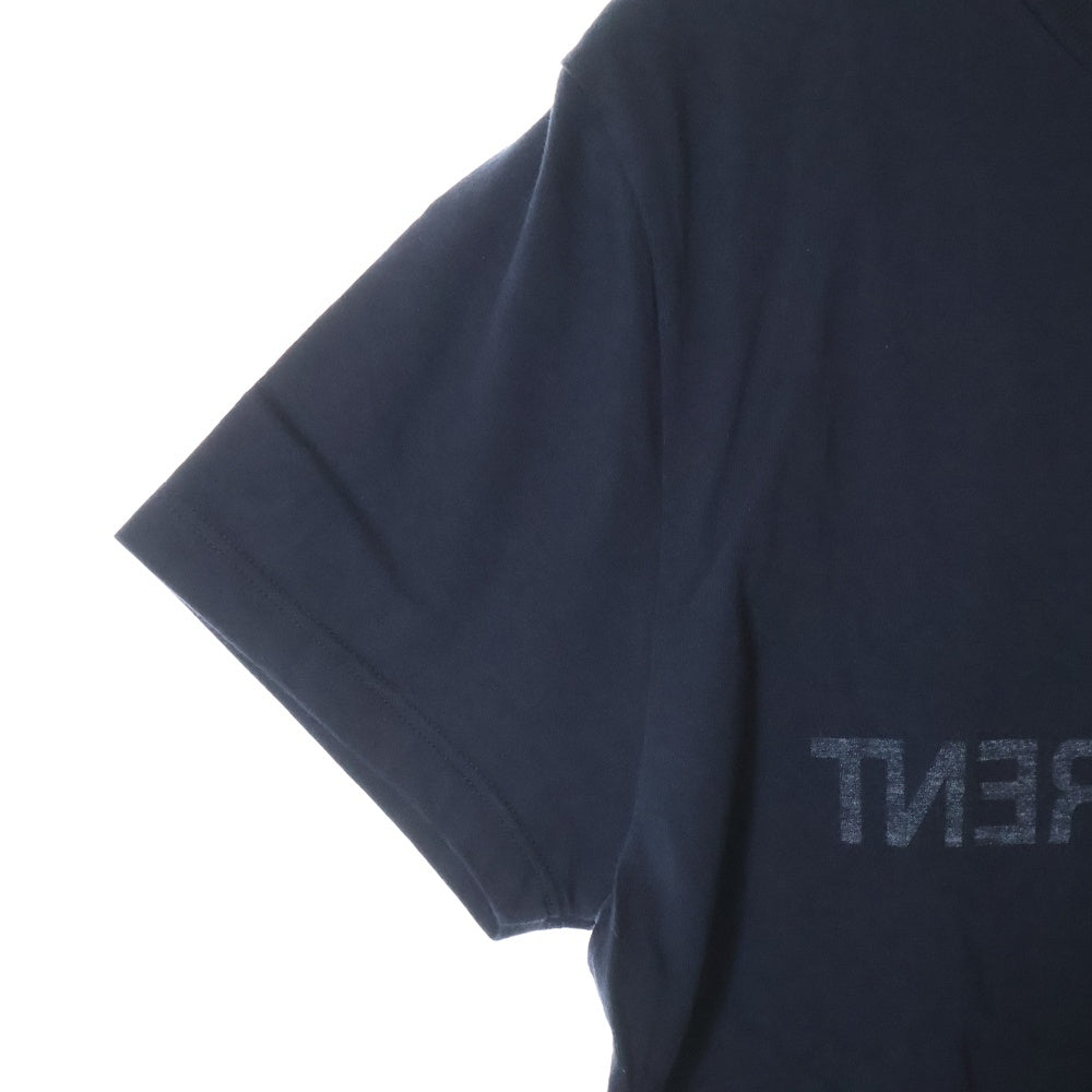 SAINT LAURENT PARIS(サンローランパリ) Reverse Logo Tee リバースロゴTシャツ 半袖カットソー ネイビー 663278 Y36HE