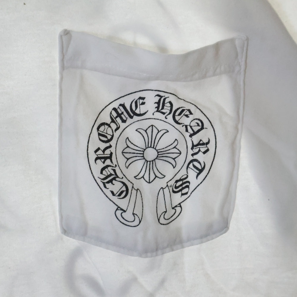 CHROME HEARTS(クロムハーツ) Horseshoe S/S Tee ホースシュー ロゴ 半袖Tシャツ カットソー ホワイト