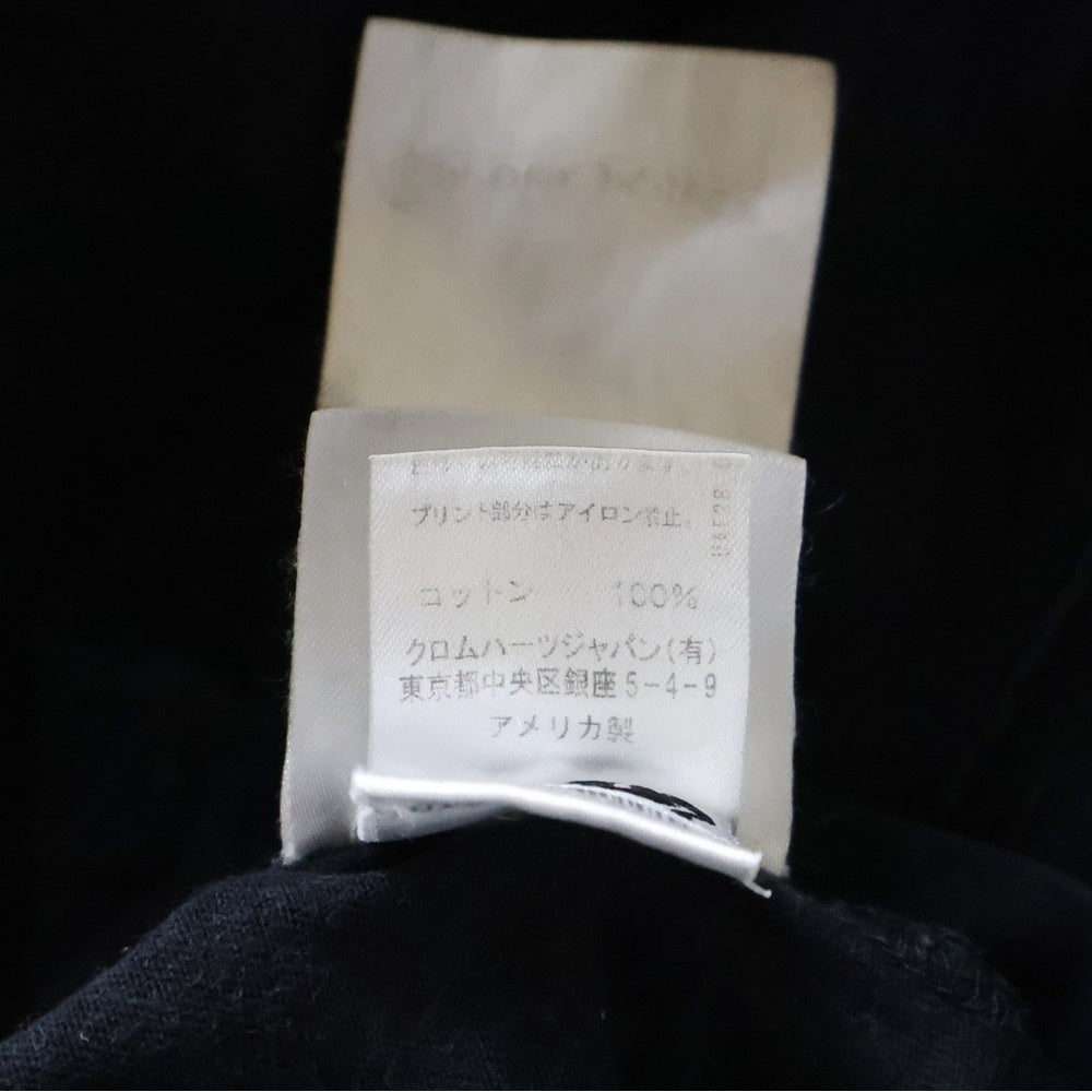 CHROME HEARTS(クロムハーツ) CH T-SHRT スクロールラベルプリント 半袖Tシャツカットソー ブラック