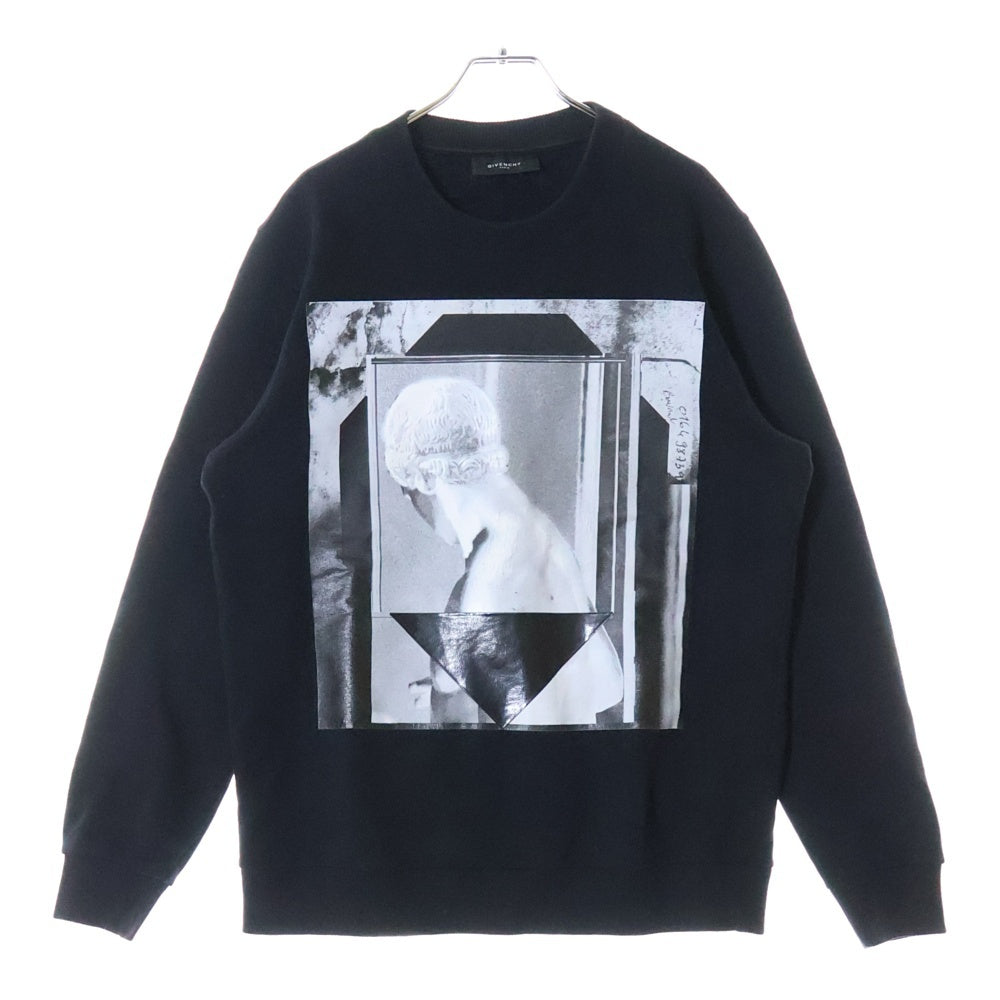 GIVENCHY(ジバンシィ) 13AW ×ロバートメイプルソープ デザインプリント スウェットクルーネックシャツ ブラック 13W7408653