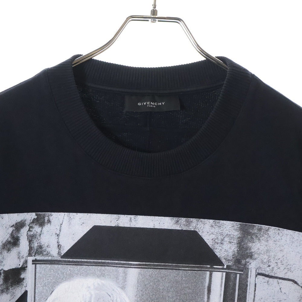 GIVENCHY(ジバンシィ) 13AW ×ロバートメイプルソープ デザインプリント スウェットクルーネックシャツ ブラック 13W7408653