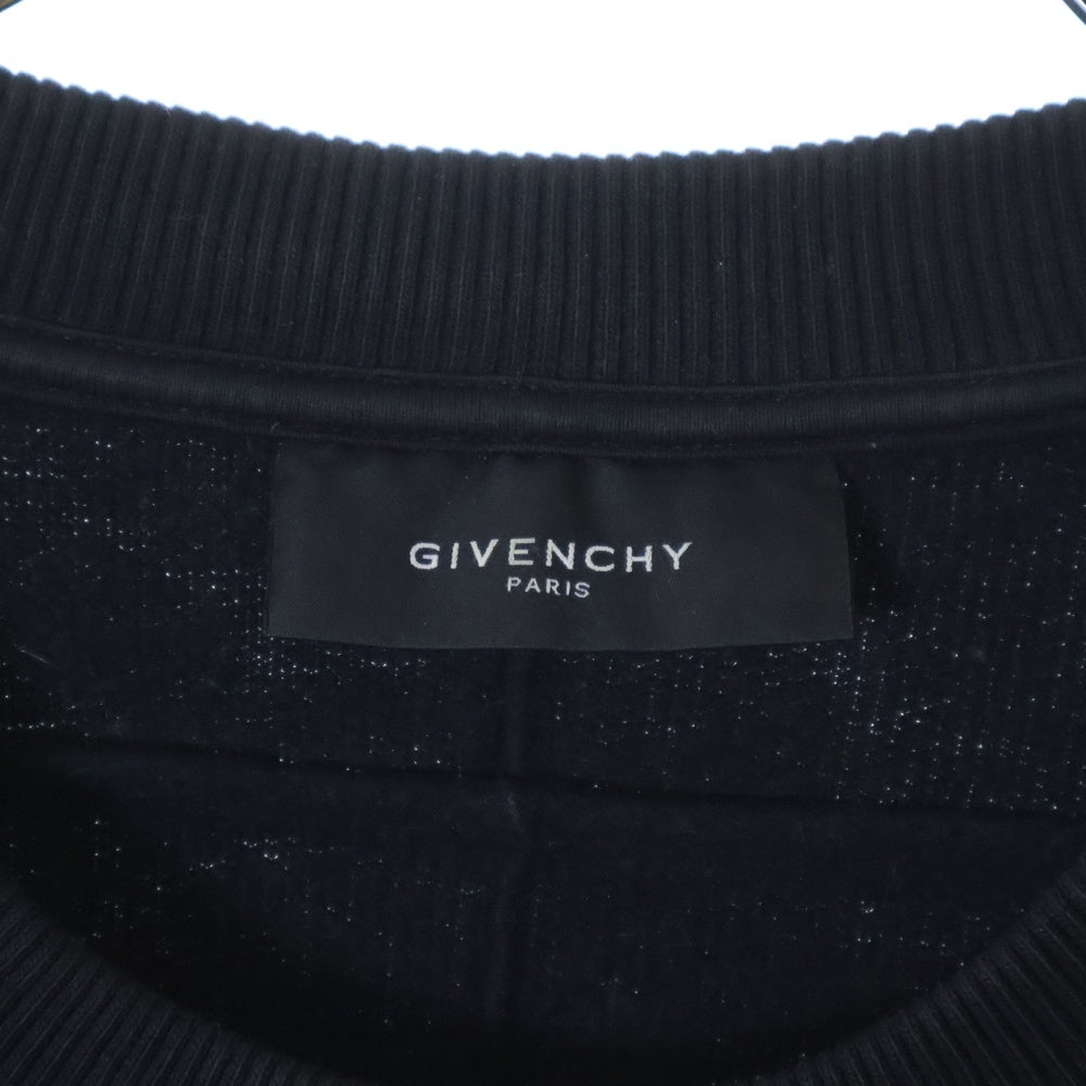 GIVENCHY(ジバンシィ) 13AW ×ロバートメイプルソープ デザインプリント スウェットクルーネックシャツ ブラック 13W7408653
