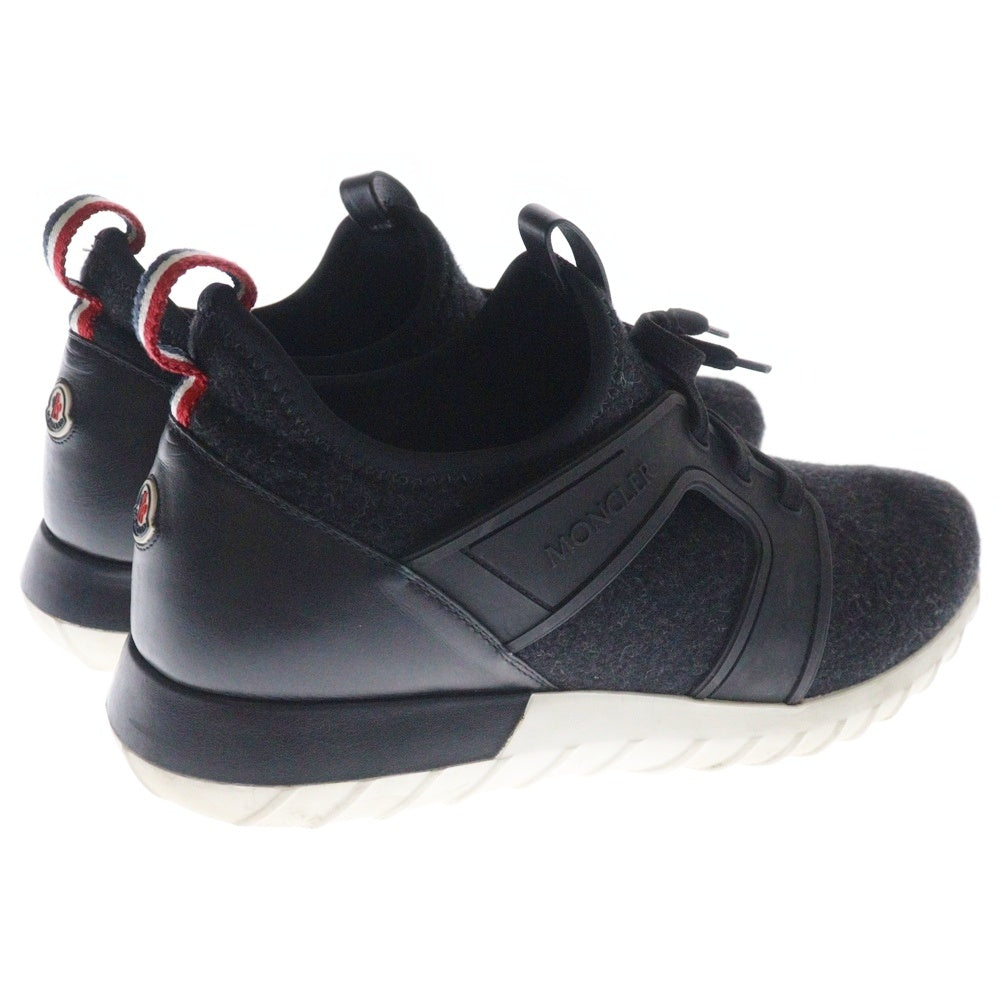MONCLER(モンクレール) EMILIA エミリア スウェードローカットスニーカー ブラック
