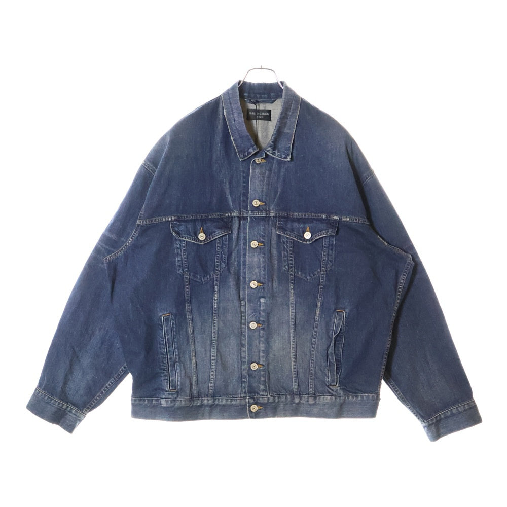 BALENCIAGA(バレンシアガ) Denim Oversize Jacket デニム オーバーサイズ ジャケット インディゴ 738738 TRWA7