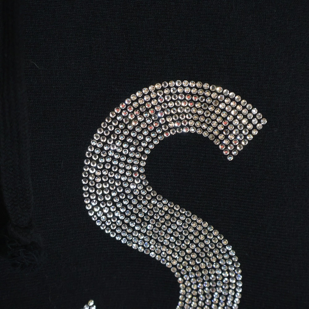 SUPREME(シュプリーム) 21SS Swarovski S Logo Hooded Sweatshirt スワロフスキー Sロゴ プルオーバーフーディーパーカー ブラック