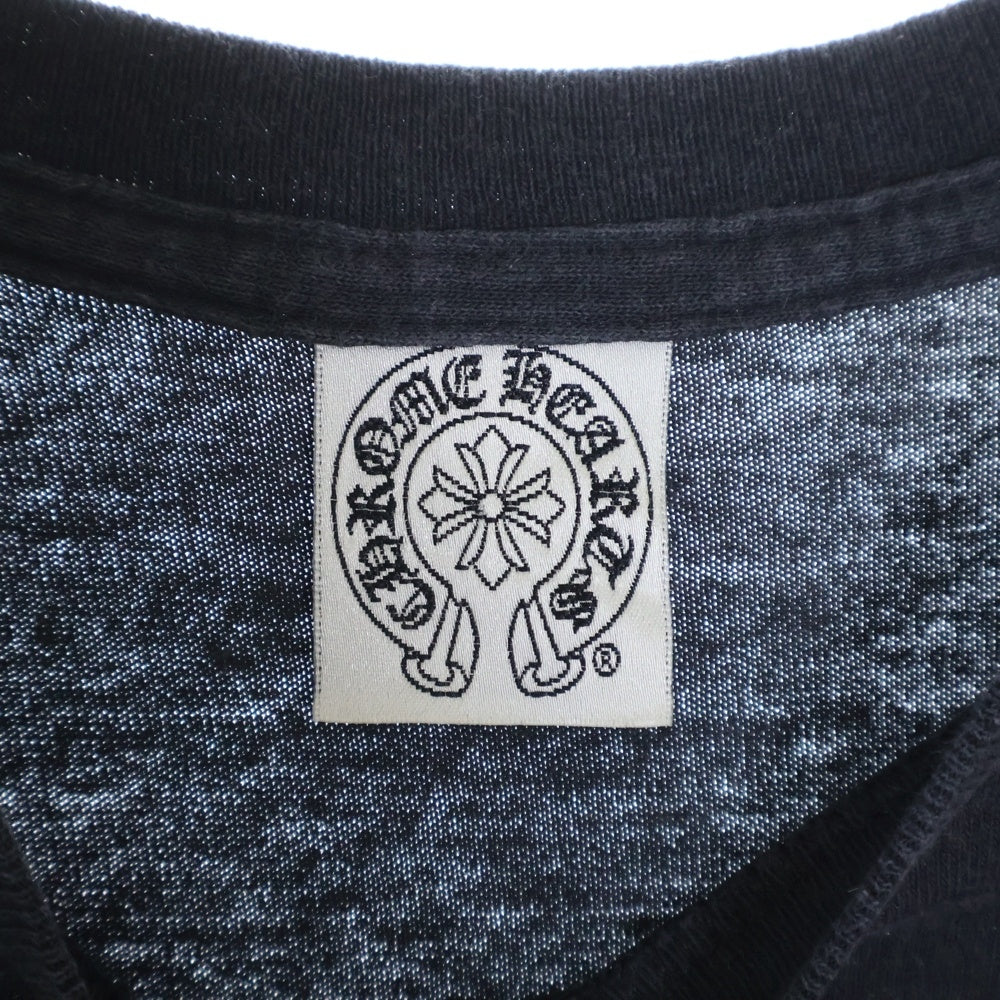 CHROME HEARTS(クロムハーツ) OLD オールド フロントホースシュー刺繍 半袖Tシャツ カットソー ブラック