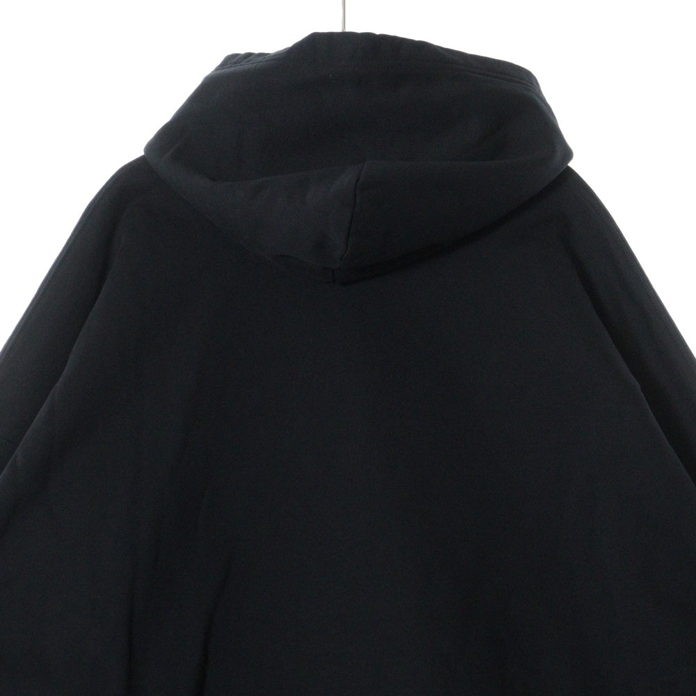 BALENCIAGA(バレンシアガ) 22SS PARIS刺繍プルオーバーパーカー ブラック 674986 TLVL8