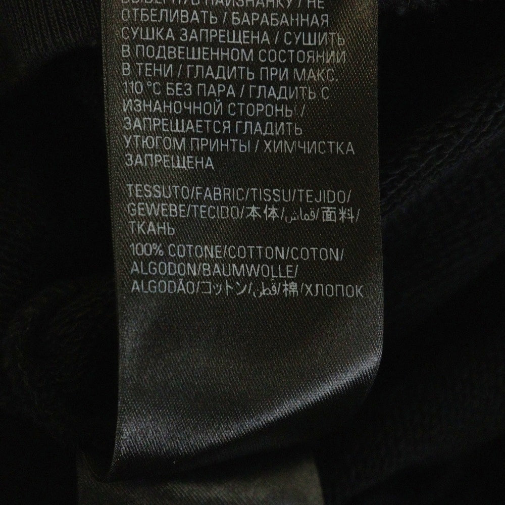 BALENCIAGA(バレンシアガ) 23AW Top League Round Hoodie トップリーグ ラウンド ダメージ加工 プルオーバースウェットパーカー フーディー ブラック 767885 TPVF1