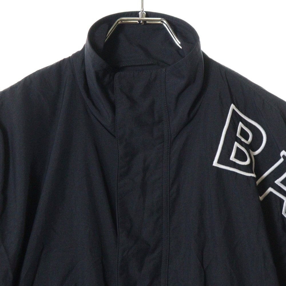 BALENCIAGA(バレンシアガ) アウトラインロゴ ナイロントラックジャケット ブラック 768920 TNO79