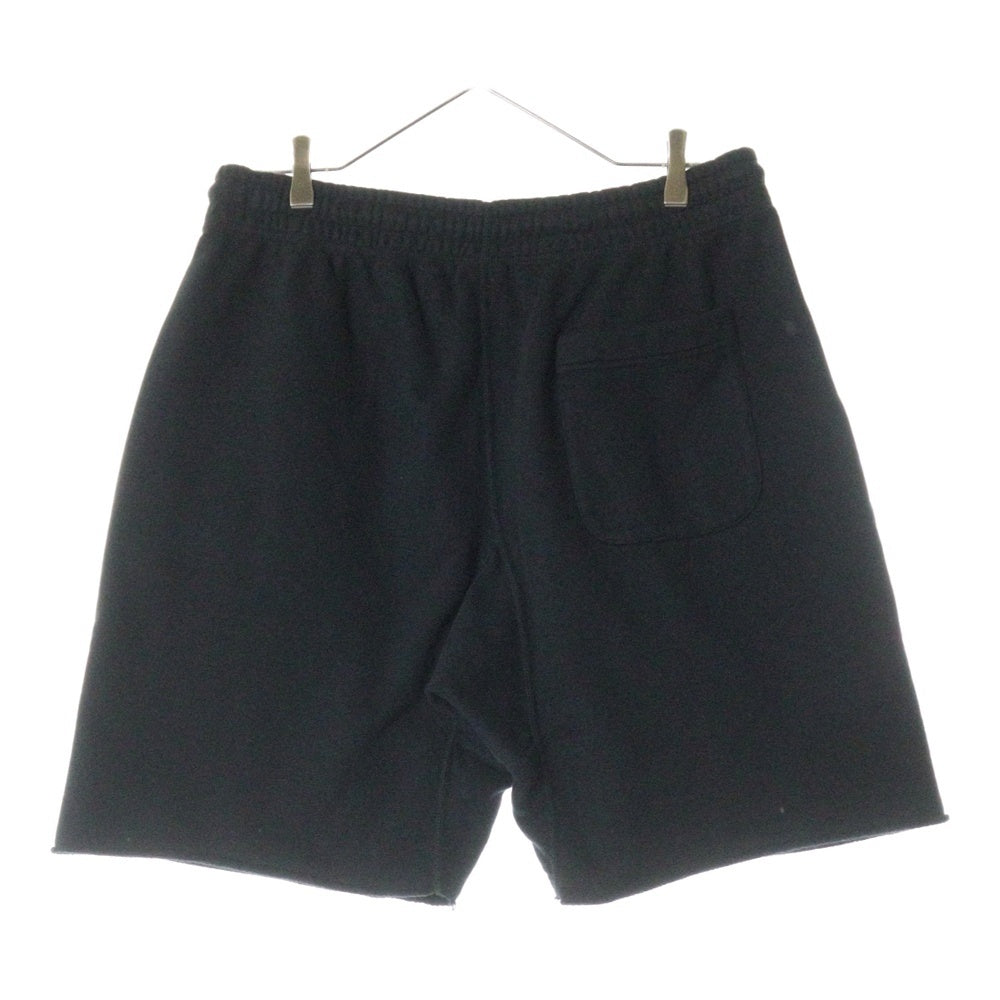 SAINT MICHAEL(セントマイケル) 23SS SHORTS/SAINT セイントロゴプリント スウェットハーフパンツ ショーツ ブラック SM-S23-0000-056