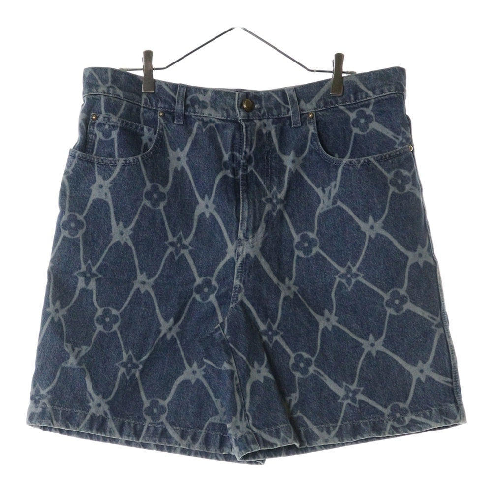 LOUIS VUITTON(ルイヴィトン) 24AW モノグラムプリントデニムハーフパンツ ショーツ インディゴ RM242MM KOE HRD24W