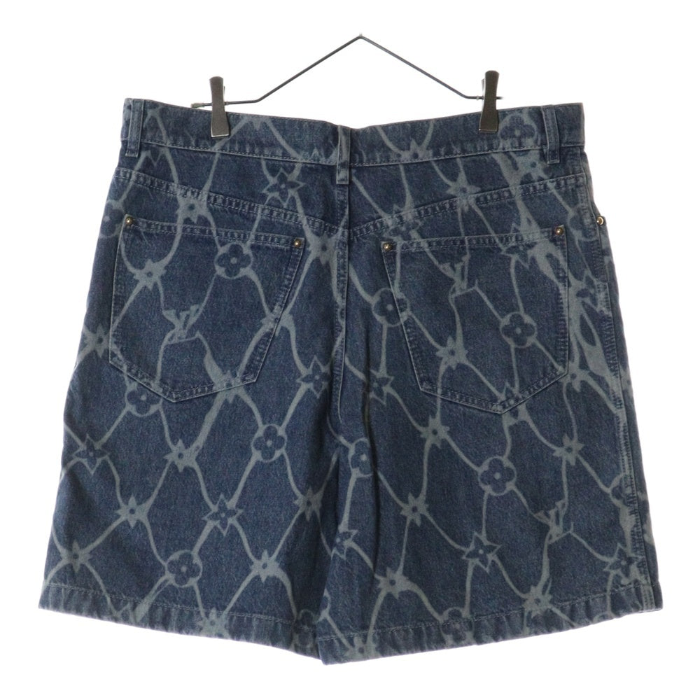 LOUIS VUITTON(ルイヴィトン) 24AW モノグラムプリントデニムハーフパンツ ショーツ インディゴ RM242MM KOE HRD24W