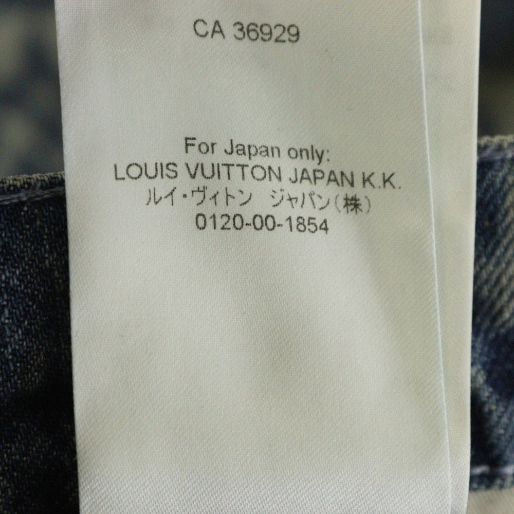 LOUIS VUITTON(ルイヴィトン) 24AW モノグラムプリントデニムハーフパンツ ショーツ インディゴ RM242MM KOE HRD24W