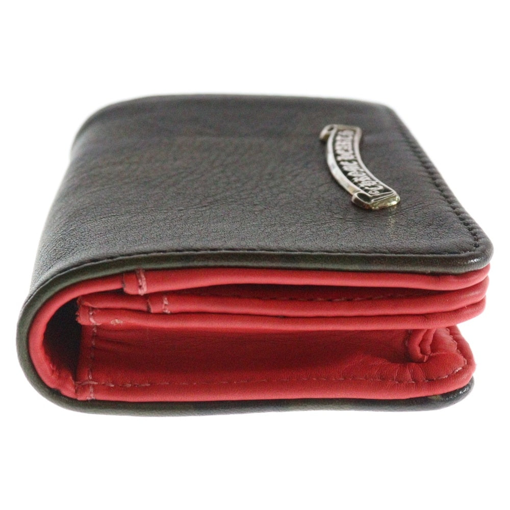 CHROME HEARTS(クロムハーツ) CARD CASEV1 3POKET カードケース ポケット スクロールラベル カモフラージュ柄 カーキ/シルバー