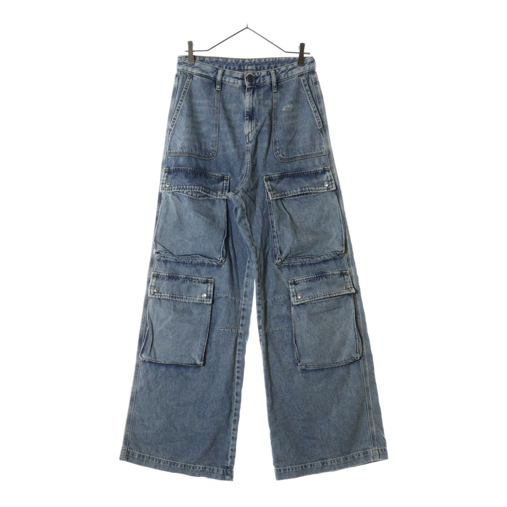 DIESEL(ディーゼル) P-MIRTA-OUT カーゴワイドデニムパンツ インディゴ A15757