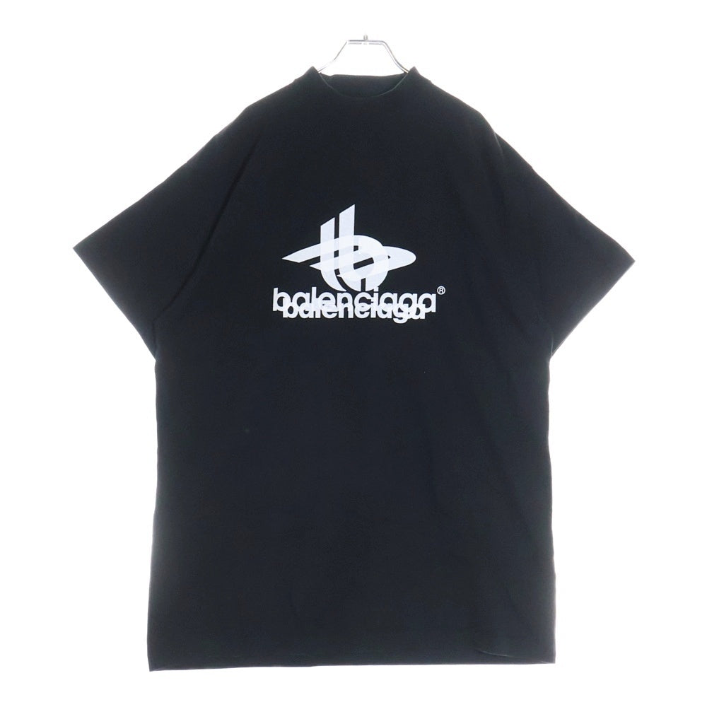 BALENCIAGA(バレンシアガ) 23AW LAYERED SPORTS LOGO TEE レイヤード スポーツ ロゴT 半袖Tシャツカットソー ブラック 739028 TPVF2