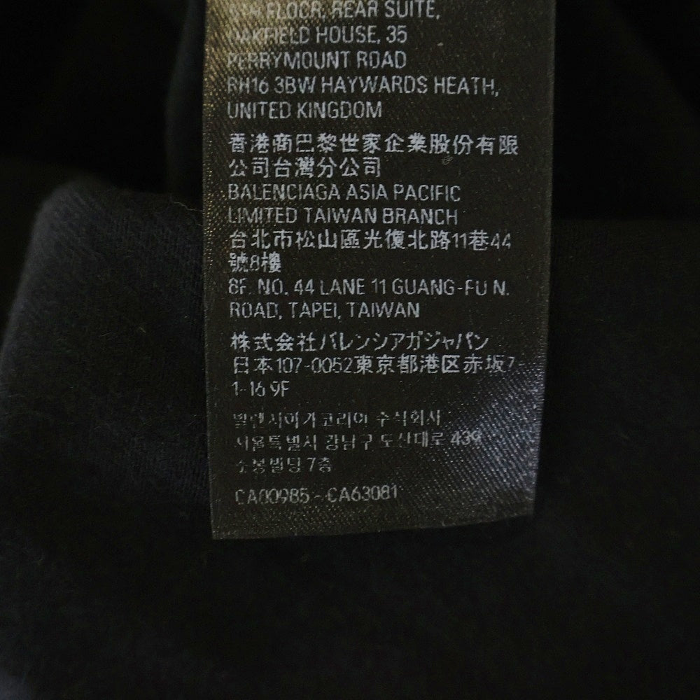 BALENCIAGA(バレンシアガ) 23AW LAYERED SPORTS LOGO TEE レイヤード スポーツ ロゴT 半袖Tシャツカットソー ブラック 739028 TPVF2