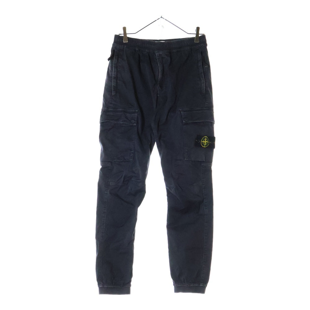 STONE ISLAND(ストーンアイランド) 23AW テーパードカーゴパンツ トラウザー ブラック 7915313L1