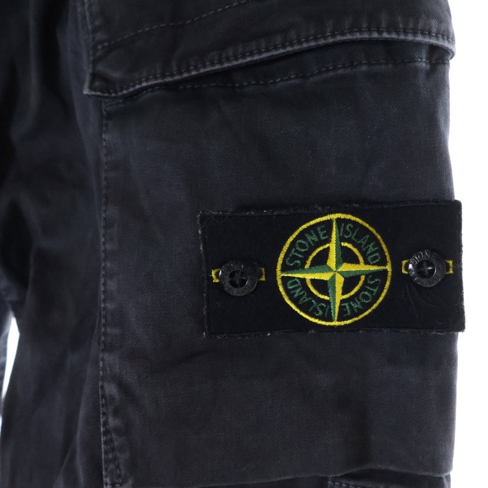 STONE ISLAND(ストーンアイランド) 23AW テーパードカーゴパンツ トラウザー ブラック 7915313L1