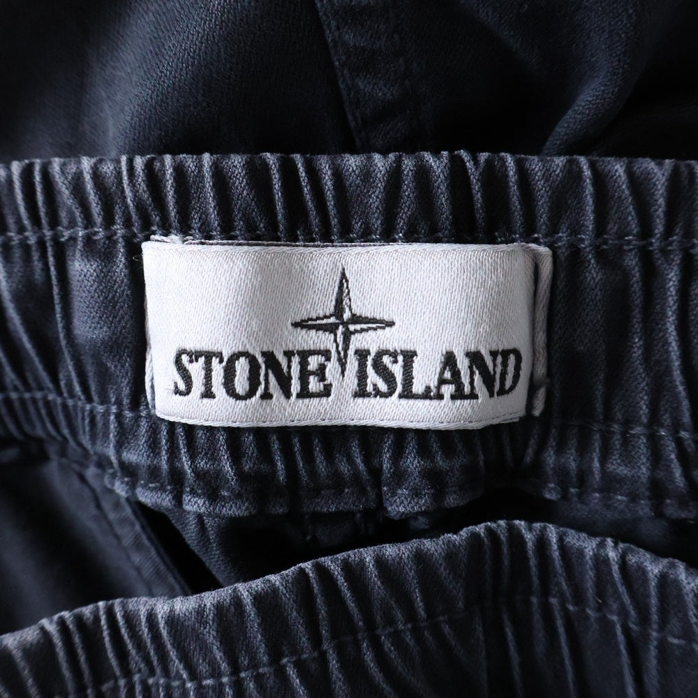 STONE ISLAND(ストーンアイランド) 23AW テーパードカーゴパンツ トラウザー ブラック 7915313L1