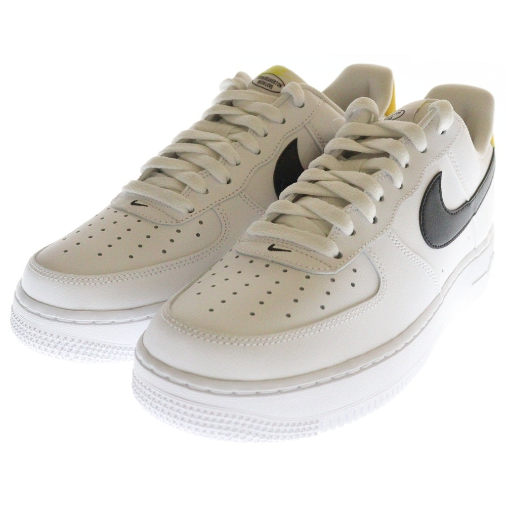 NIKE(ナイキ) Air Force 1 Low '07 LV8 White/Black/Yellow DM0118-100 エアフォース1 ロー '07 LV8 ホワイト/ブラック/イエロー US8/26cm