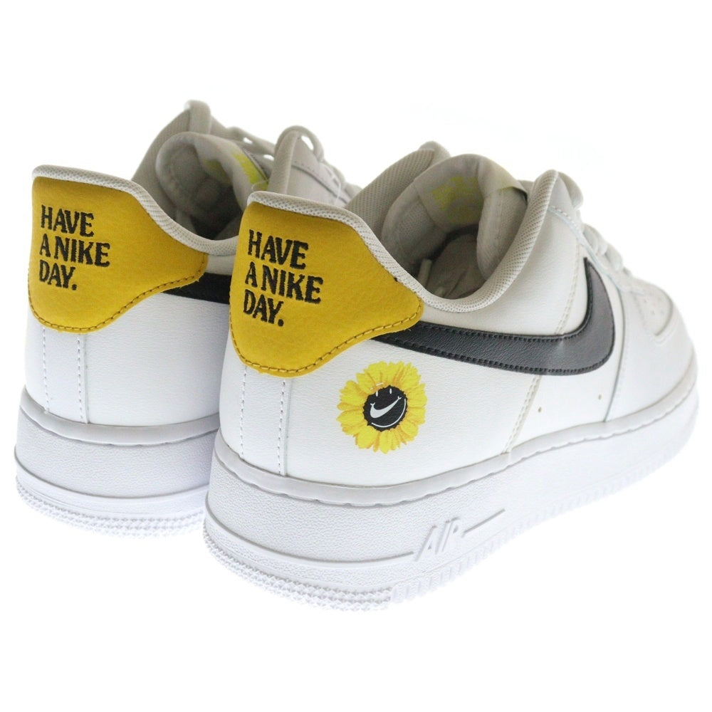 NIKE(ナイキ) Air Force 1 Low '07 LV8 White/Black/Yellow DM0118-100 エアフォース1 ロー '07 LV8 ホワイト/ブラック/イエロー US8/26cm