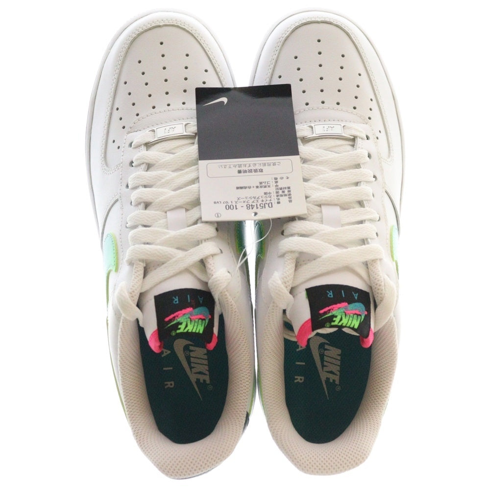 NIKE(ナイキ) Air Force 1 Low '07 LV8 White/Aquamarine DJ5148-100 エアフォース1 ロー '07 LV8 ホワイト/アクアマリン US8/26cm