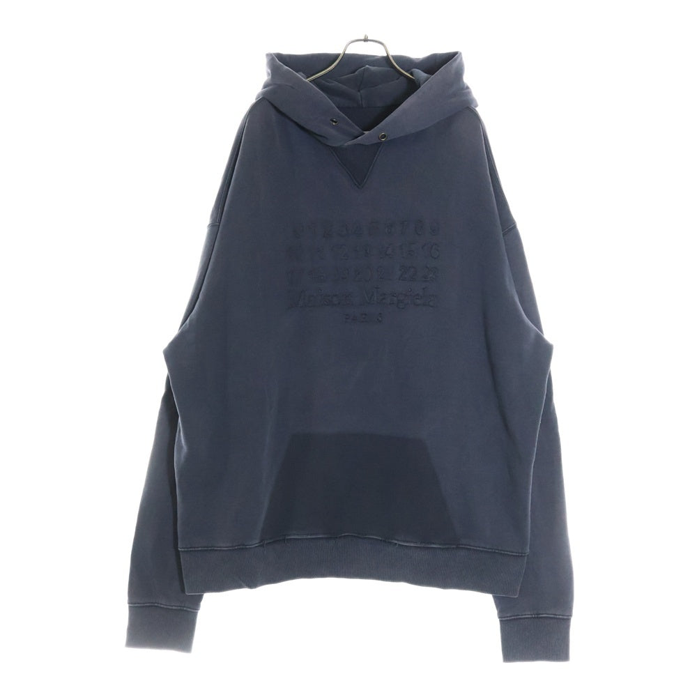Maison Margiela 1 10(メゾンマルジェラ 1 10) Sweatshirt ロゴ刺繍 プルオーバー スウェット パーカー フーディー グレー S50GU0216