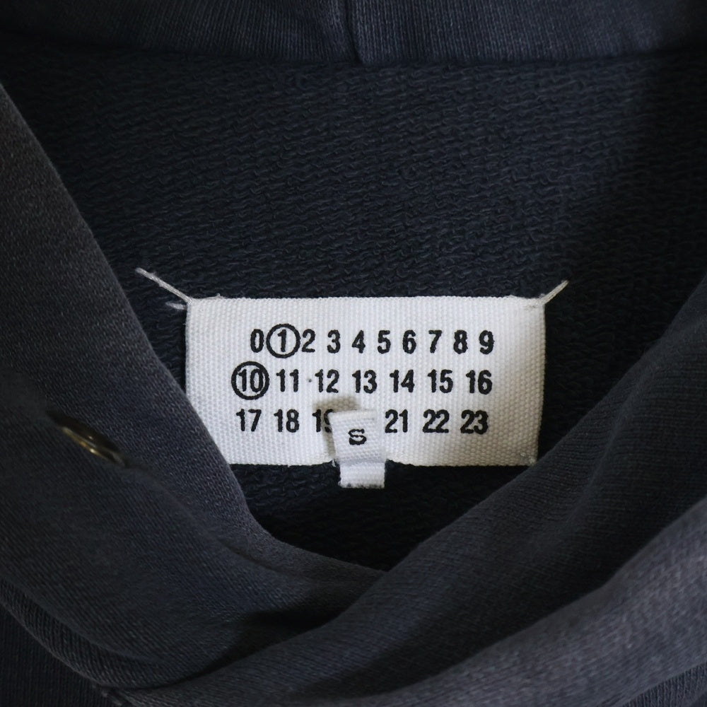 Maison Margiela 1 10(メゾンマルジェラ 1 10) Sweatshirt ロゴ刺繍 プルオーバー スウェット パーカー フーディー グレー S50GU0216
